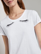 T-shirt with print - Women - White T-shirt with print - Women - White - 9 - TOM TAILOR Denim