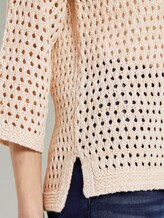 Ajour-Pullover mit Lochmusterung - Frauen - soft vanilla Ajour-Pullover mit Lochmusterung - Frauen - soft vanilla - 10 - TOM TAILOR