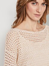 Ajour-Pullover mit Lochmusterung - Frauen - soft vanilla Ajour-Pullover mit Lochmusterung - Frauen - soft vanilla - 9 - TOM TAILOR