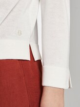 Strick-Bolero mit Seitenschlitzen - Frauen - Whisper White Strick-Bolero mit Seitenschlitzen - Frauen - Whisper White - 10 - TOM TAILOR