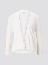 Strick-Bolero mit Seitenschlitzen - Frauen - Whisper White Strick-Bolero mit Seitenschlitzen - Frauen - Whisper White - 7 - TOM TAILOR