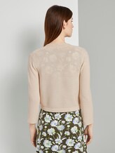 Strick-Bolero mit Ottoman-Struktur - Frauen - soft vanilla Strick-Bolero mit Ottoman-Struktur - Frauen - soft vanilla - 2 - TOM TAILOR