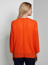 Cardigan im Loose Fit - Frauen - strong flame orange Cardigan im Loose Fit - Frauen - strong flame orange - 2 - TOM TAILOR