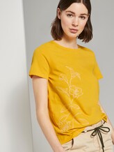 Artwork T-Shirt mit Bio-Baumwolle - Frauen - Sunflower Artwork T-Shirt mit Bio-Baumwolle - Frauen - Sunflower - 5 - TOM TAILOR