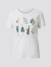 T-Shirt mit Collagen-Print - Frauen - Whisper White T-Shirt mit Collagen-Print - Frauen - Whisper White - 7 - TOM TAILOR