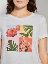 T-Shirt mit Collagen-Print - Frauen - Off White T-Shirt mit Collagen-Print - Frauen - Off White - 9 - TOM TAILOR