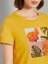 T-Shirt with a collage print - Women - deep golden yellow T-Shirt with a collage print - Women - deep golden yellow - 9 - TOM TAILOR
