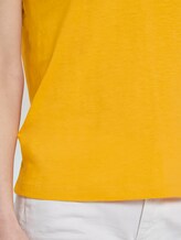 T-Shirt mit Brusttasche und kleinem Print - Frauen - deep golden yellow T-Shirt mit Brusttasche und kleinem Print - Frauen - deep golden yellow - 10 - TOM TAILOR