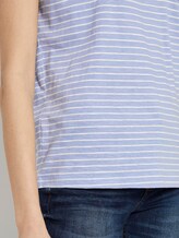 T-Shirt mit Brusttasche und kleinem Print - Frauen - blue offwhite stripe T-Shirt mit Brusttasche und kleinem Print - Frauen - blue offwhite stripe - 10 - TOM TAILOR