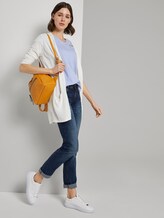 T-Shirt mit Brusttasche und kleinem Print - Frauen - blue offwhite stripe T-Shirt mit Brusttasche und kleinem Print - Frauen - blue offwhite stripe - 3 - TOM TAILOR
