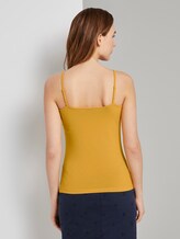 Basic Top mit Spaghettiträgern - Frauen - deep golden yellow Basic Top mit Spaghettiträgern - Frauen - deep golden yellow - 2 - TOM TAILOR