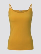 Basic Top mit Spaghettiträgern - Frauen - deep golden yellow Basic Top mit Spaghettiträgern - Frauen - deep golden yellow - 7 - TOM TAILOR