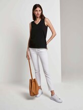 Top mit Brusttasche und Seitenschlitzen - Frauen - Deep Black Top mit Brusttasche und Seitenschlitzen - Frauen - Deep Black - 3 - TOM TAILOR
