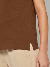 Top mit Brusttasche und Seitenschlitzen - Frauen - bright camel brown Top mit Brusttasche und Seitenschlitzen - Frauen - bright camel brown - 10 - TOM TAILOR