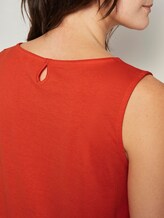 Top mit Knotendetail - Frauen - strong flame orange Top mit Knotendetail - Frauen - strong flame orange - 10 - TOM TAILOR