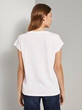 T-shirt with placed artwork - Women - Whisper White T-shirt with placed artwork - Women - Whisper White - 2 - TOM TAILOR