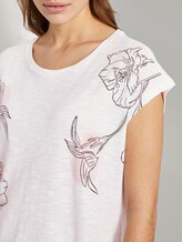 T-shirt with placed artwork - Women - Whisper White T-shirt with placed artwork - Women - Whisper White - 9 - TOM TAILOR