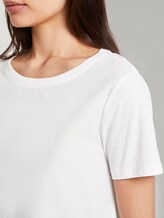 T-Shirt mit Lochstickerei - Frauen - Whisper White T-Shirt mit Lochstickerei - Frauen - Whisper White - 9 - TOM TAILOR