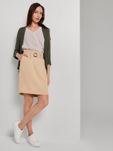 Shirt-Cardigan mit gerafften Ärmeln - Frauen - Woodland Green Shirt-Cardigan mit gerafften Ärmeln - Frauen - Woodland Green - 3 - TOM TAILOR