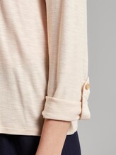 Shirt-Cardigan mit gerafften Ärmeln - Frauen - soft vanilla Shirt-Cardigan mit gerafften Ärmeln - Frauen - soft vanilla - 10 - TOM TAILOR