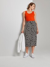 Jersey Top - Frauen - strong flame orange Jersey Top - Frauen - strong flame orange - 3 - TOM TAILOR