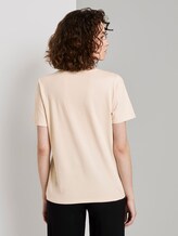 T-Shirt mit Schriftprint - Frauen - soft vanilla T-Shirt mit Schriftprint - Frauen - soft vanilla - 2 - TOM TAILOR