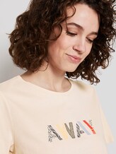 T-Shirt mit Schriftprint - Frauen - soft vanilla T-Shirt mit Schriftprint - Frauen - soft vanilla - 9 - TOM TAILOR
