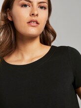 T-Shirt mit Ringdetail am Rücken - Frauen - Deep Black T-Shirt mit Ringdetail am Rücken - Frauen - Deep Black - 10 - TOM TAILOR