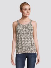 Gemustertes Top mit Neckholder-Kragen - Frauen - vanilla monkey small design Gemustertes Top mit Neckholder-Kragen - Frauen - vanilla monkey small design - 1 - TOM TAILOR