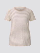 Gestreiftes T-Shirt - Frauen - vanilla offwhite stripes Gestreiftes T-Shirt - Frauen - vanilla offwhite stripes - 7 - TOM TAILOR