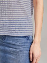 Gestreiftes T-Shirt - Frauen - blue offwhite stripes Gestreiftes T-Shirt - Frauen - blue offwhite stripes - 10 - TOM TAILOR