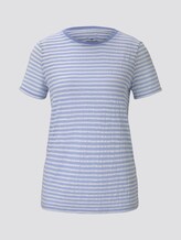 Gestreiftes T-Shirt - Frauen - blue offwhite stripes Gestreiftes T-Shirt - Frauen - blue offwhite stripes - 7 - TOM TAILOR