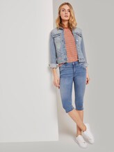Gestreiftes T-Shirt - Frauen - orange offwhite stripes Gestreiftes T-Shirt - Frauen - orange offwhite stripes - 3 - TOM TAILOR