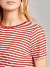 Gestreiftes T-Shirt - Frauen - orange offwhite stripes Gestreiftes T-Shirt - Frauen - orange offwhite stripes - 9 - TOM TAILOR