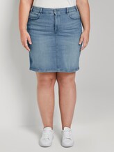 Jeansrock im Washed-Look - Frauen - Destroyed Light Stone Blue Den Jeansrock im Washed-Look - Frauen - Destroyed Light Stone Blue Den - 1 - My True Me
