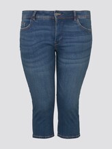 Slim Fit Capri Jeans - Frauen - Used Mid Stone Blue Denim Slim Fit Capri Jeans - Frauen - Used Mid Stone Blue Denim - 7 - My True Me