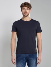Schlichtes T-Shirt - Männer - Sky Captain Blue Schlichtes T-Shirt - Männer - Sky Captain Blue - 1 - TOM TAILOR