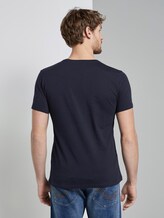 Schlichtes T-Shirt - Männer - Sky Captain Blue Schlichtes T-Shirt - Männer - Sky Captain Blue - 2 - TOM TAILOR