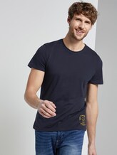 Schlichtes T-Shirt - Männer - Sky Captain Blue Schlichtes T-Shirt - Männer - Sky Captain Blue - 5 - TOM TAILOR