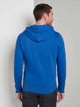 Sweatjacke mit Logo-Stickerei - Männer - victory blue Sweatjacke mit Logo-Stickerei - Männer - victory blue - 2 - TOM TAILOR
