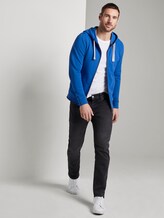 Sweatjacke mit Logo-Stickerei - Männer - victory blue Sweatjacke mit Logo-Stickerei - Männer - victory blue - 3 - TOM TAILOR