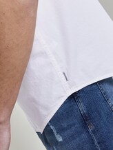 Strukturiertes Kurzarmhemd mit Brusttasche - Männer - Whisper-White Strukturiertes Kurzarmhemd mit Brusttasche - Männer - Whisper-White - 10 - TOM TAILOR Denim
