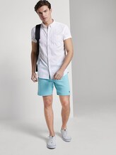 Strukturiertes Kurzarmhemd mit Brusttasche - Männer - white multi pineapple print Strukturiertes Kurzarmhemd mit Brusttasche - Männer - white multi pineapple print - 3 - TOM TAILOR Denim