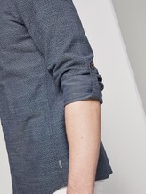 Gemustertes Hemd mit Turn-Ups und Mao-Kragen - Männer - navy country print Gemustertes Hemd mit Turn-Ups und Mao-Kragen - Männer - navy country print - 10 - TOM TAILOR Denim