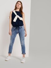 Top met knoopdetail - Vrouwen - Real Navy Blue Top met knoopdetail - Vrouwen - Real Navy Blue - 3 - TOM TAILOR Denim