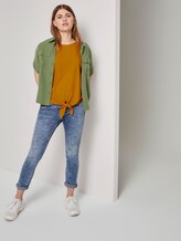 Top mit Knoten-Detail - Frauen - orange yellow Top mit Knoten-Detail - Frauen - orange yellow - 3 - TOM TAILOR Denim
