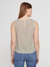 Top met knoopdetail - Vrouwen - soft creme beige Top met knoopdetail - Vrouwen - soft creme beige - 2 - TOM TAILOR Denim