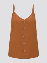 Top mit V-Ausschnitt - Frauen - mango brown Top mit V-Ausschnitt - Frauen - mango brown - 7 - TOM TAILOR Denim