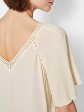 Bluse aus Viskose-Crêpe in A-Shape - Frauen - soft creme beige Bluse aus Viskose-Crêpe in A-Shape - Frauen - soft creme beige - 9 - TOM TAILOR Denim