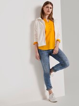Tunic with turn-ups - Women - orange yellow Tunic with turn-ups - Women - orange yellow - 3 - TOM TAILOR Denim
